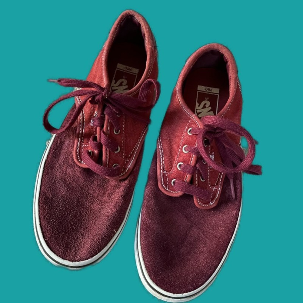 Red Youth Vans